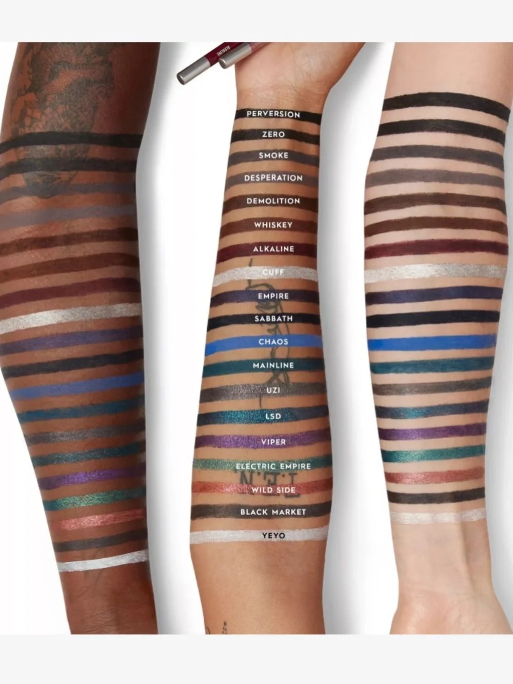 Urban Decay available shades